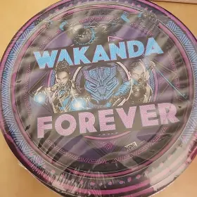 552845 Amscan 32 Black Panther Wakanda Forever Marvel Birthday Party 9 Inch Paper Dinner Plates