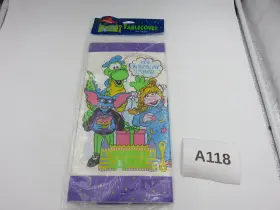 57135 Amscan Vintage 1991 Nickelodeon Eureekas Castle Birthday Tablecloth 54x96 New