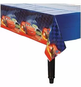 571763 Amscan New Disney Cars Movie Hallmark Plastic Table Cover Birthday Party Decoration