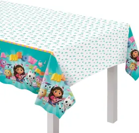 572993 Amscan Gabbys Dollhouse Plastic Party Table Cover - 54 Inch X 96 Multi Color