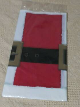 Amscan 573696 Christmas Santa Plastic Table Cover Suit 54 In X 102
