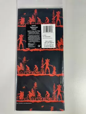 573866 Amscan Upside Down Stranger Things Halloween Theme Party Decoration Plastic Tablecover