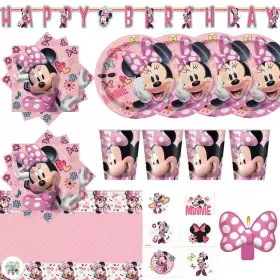 Another Dream 810008135488 Minnie Mouse Birthday Party Supplies Pack For 16 Guests With Plates Cups Na