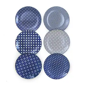 Htg-a022 Antokueh Porcelain Dinner Plates Set Of 6 10.5 Inch Large Ceramic -