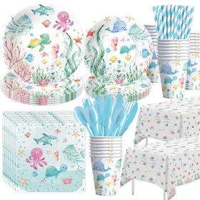 Aws000135 Apowbls Under The Sea Party Decorations For Ocean Theme Birthday Baby Shower U