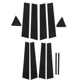 Aqxreight Aqxreightox7g3uhzk26036-12 Pillar Post Decal Trim For 2011 2021 6pcs Gloss Pc Material Side Door