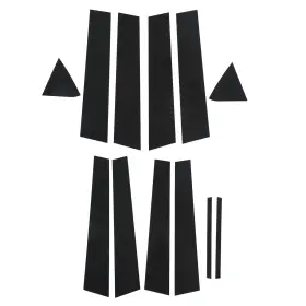 Aqxreightox7g3uhzk26036-12 Aqxreight Pillar Post Decal Trim For 2011 2021 6pcs Gloss Pc Material Side Door