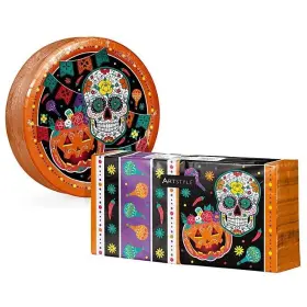 990014497 Artstyle Halloween Paper Plates Printed Napkins Microwave-safe 285 Ct