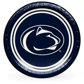 990286230 Artstyle Ncaa Paper Plates 10 Inch 85 Ct. Penn State Nittany Lions Free Shipping