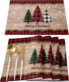 Cby-20210812-slxm10347zdabase Artwork Store Merry Christmas Placemats Set Of 6 Christmasase3614
