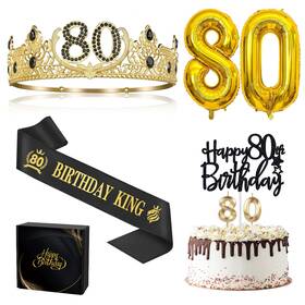 Asija Kc80 80th Birthday Gifts For Men Decorations Party Decor S