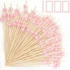 Atznzik 768556980596 1000 Pieces Cocktail Picks Fancy Toothpicks For Appetizers 4.7 Inch Decorativ