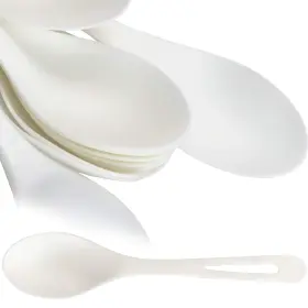 43217-44843 Avant Grub Spoons Made From Nongmo Plantbased Plastic 100 Pack. Sturdy Utensils Are Certifi
