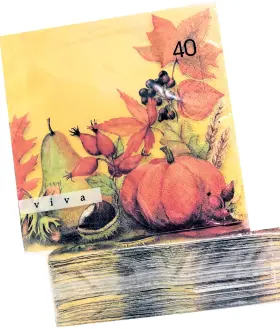 Avever 759170077540 40-ct 13x13 Rosebud Fall Napkins Thanksgiving Paper Than