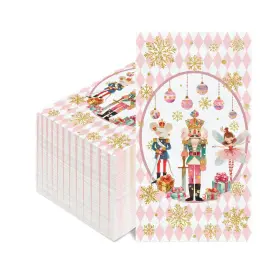 Ayyiate 737879908440 50 Pcs Christmas Guest Napkins Disposable Vintage Nutcracker For Chri