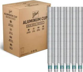 Ball Aluminum Cup 810052132020 Recyclable Party Cups Wholesale Bulk Pack 12 Oz. 450