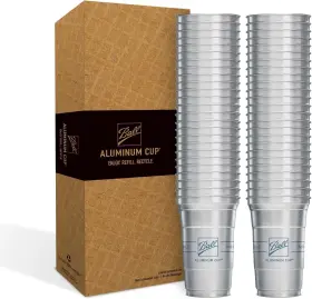 Ball Aluminum Cup 9oz 50ct Ba Recyclable Party Cups 9 Oz. 50-count Logo