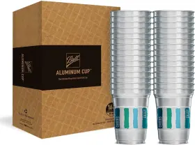 U-2c-3815 Ball Aluminum Cup Recyclable Party Cups 16 Ounce - 30 Count Everyday