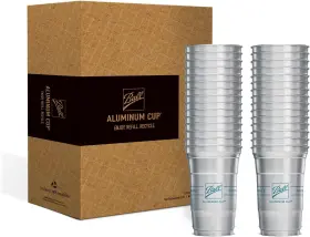 Ball Corporation 445031935915 Aluminum Cup Recyclable Party Cups Logo 20oz. 30 Per Pack
