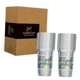 Ball Corporation 810052136516 Recyclable Party Cups Swirl Design 20 Oz. Cup 30 30-count
