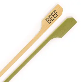 Bamboomn 955114981094 Beef Meat Marker Bamboo Paddle Pick 3.5 9cm 1000 Piec