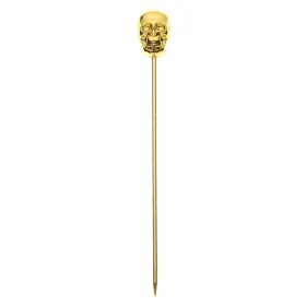Barfly 765301955526 Cocktail Picks Skull Gold Plated Set 12