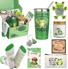 Byl0008 Bayelove Frog Gifts For Women Lovers Stuff Include 20 Ounces Green