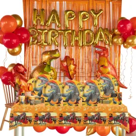 Because It Matters 503026524480 Dinosaur Birthday Decoration Party Supplies Kit For Boys Deco