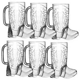 17oz12 Bedwina Cowboy Boot Cups - Pack Of 12 17oz Drink Mugs Reusable Bpa-free Plastic