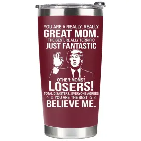 Bethegift 850046466021 Mothers Day Gifts For Mom From Daughter Son 20 Ounces Great Red 20oz