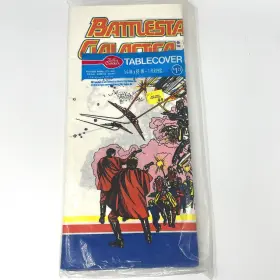 Betty Crocker 071169306609 Vintage Battlestar Galactica Tablecloth 54x88 In Party Scifi