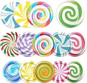 Bezkega 717203050649 Candy Land Party Decorationcandy Themed Plates And Napkins Decorations Lollip