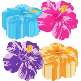 Bezkega 717203050816 Tropical Napkinshawaiian Decoration 40pcs Luau Napkins Paper Floral