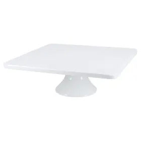 902031s1sioc Bia Cordon Bleu Everyday Porcelain Square Pedestal 11 Inch X 3.8 White