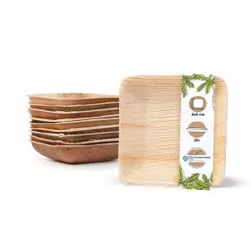 Biozoyg 260392218605 Dipping Bowls 25 Pack 3 Oz Square Disposable Mini For Finger Food Charcute
