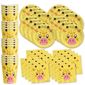 Birthday Galore 840106501250 Giraffe Party Supplies Jungle Animal Zoo Su