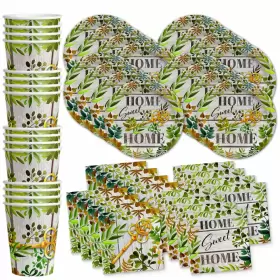 Birthday Galore 840106501564 Housewarming Home Sweet Party Supplies Set Plates Napkins Cups Tableware