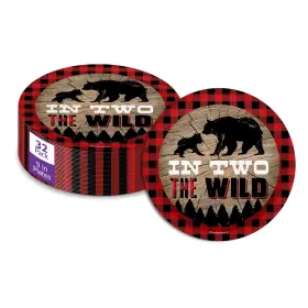 Birthday Galore 840106504466 In Two The Wild Boys 2nd Party Supplies - Animal Paper Plates