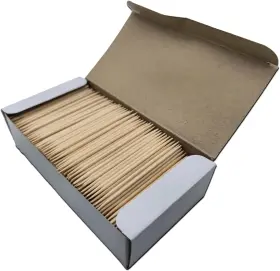 Bite My Wood 744110028669 Bitemywood Double Point Birchwood Toothpicks 1000 Count Reusable Box 5 X 3.5