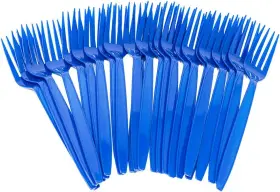 Frk11680 Blue Orchards Plastic Forks 50 Pieces - For Pack