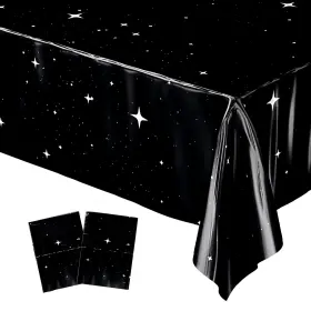 Spc3050 Blue Orchards Space Party Table Covers Pack 108 Inch X 54 Rectangular