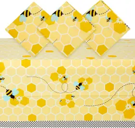 Blue Panda 194425108769 3 Pack Bee Tablecloth For Kids Count Of 1 Multi Color Blue Panda 194425108769 3 Pack Bee Tablecloth For Kids Count Of 1 Multi Color