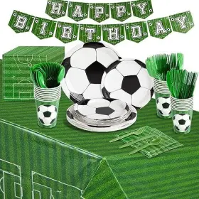 Blue Panda 194425211186 171-piece Soccer Party Decorations Serves 24 Sports-themed Birthday Su