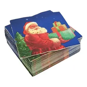 Blue Panda 713057112649 Santa Claus Paper Napkins For Christmas Party 6.5 X Inches 100 Pack