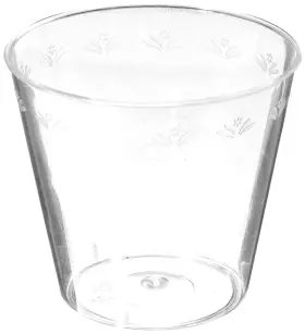 Blue Sky 207/bs Premium Clear Round Plastic Shot Cups - 1oz 50 Count Perfect For Parties