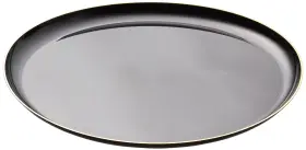 Blue Sky 729940038750 Edge Elegant Disposable 10.6 Inch Black With Gold Rim Plastic Plates - 10 Count