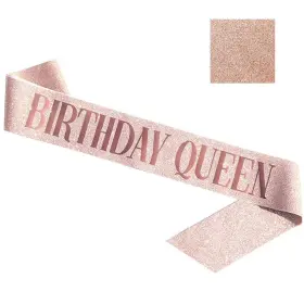 Bluple 717981691843 Birthday Queen Sash - Rose Gold For Women And Girls Gift Party De