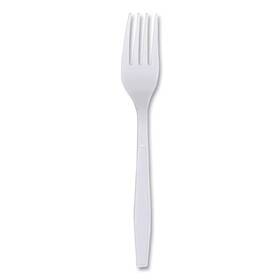 Boardwalk 313085782748 White Heavyweight Wrapped Disposable Polypropylene Forks 1 000-carton