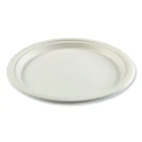Pl-10bw-npfa Boardwalk 749507003786 10 Inch Bagasse Pfas-free Dinnerware Plate - Tan 500/carton