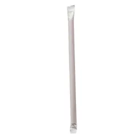 Bwkgstw775rd Boardwalk 749507006077 7.75 Inch Wrapped Giant Polypropylene Straws - Red 7200/carton